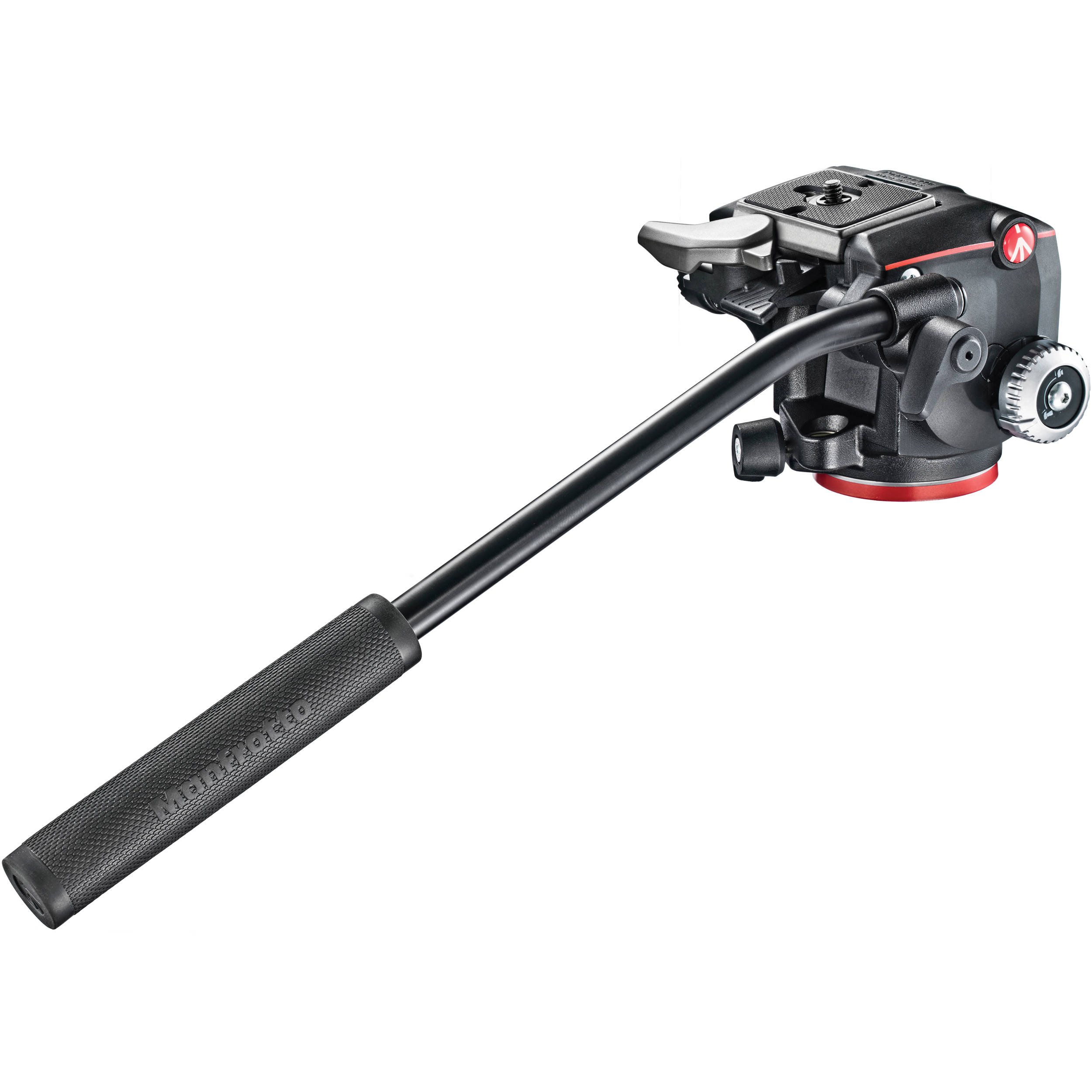 Manfrotto MHXPRO-2W XPRO Fluid Video Head with Fluidity Selector - 2 ZAYKIR Quick Release Plates Included - Professional Camera Tripod Head for DSLR, Mirrorless & Video Cameras - Perfect for Filmmaking, Vlogging & Photography