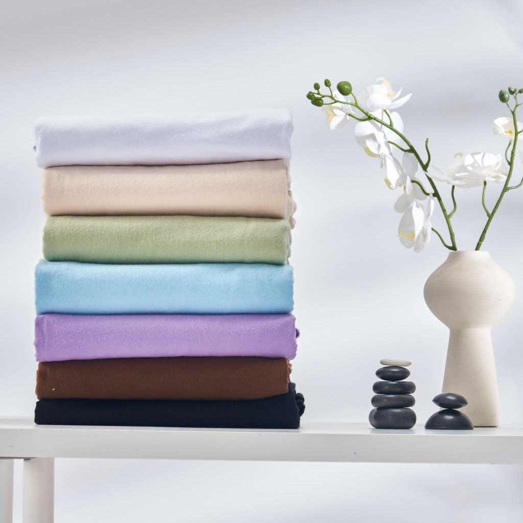 Premium 3-Piece Massage Table Sheet Set - Soft Cotton Flannel Covers for Spa, Salon & Home Use - Includes Table Cover, Face Cushion Cover & Fitted Sheet - Ideal for Professional Massage Therapy & Relaxation
