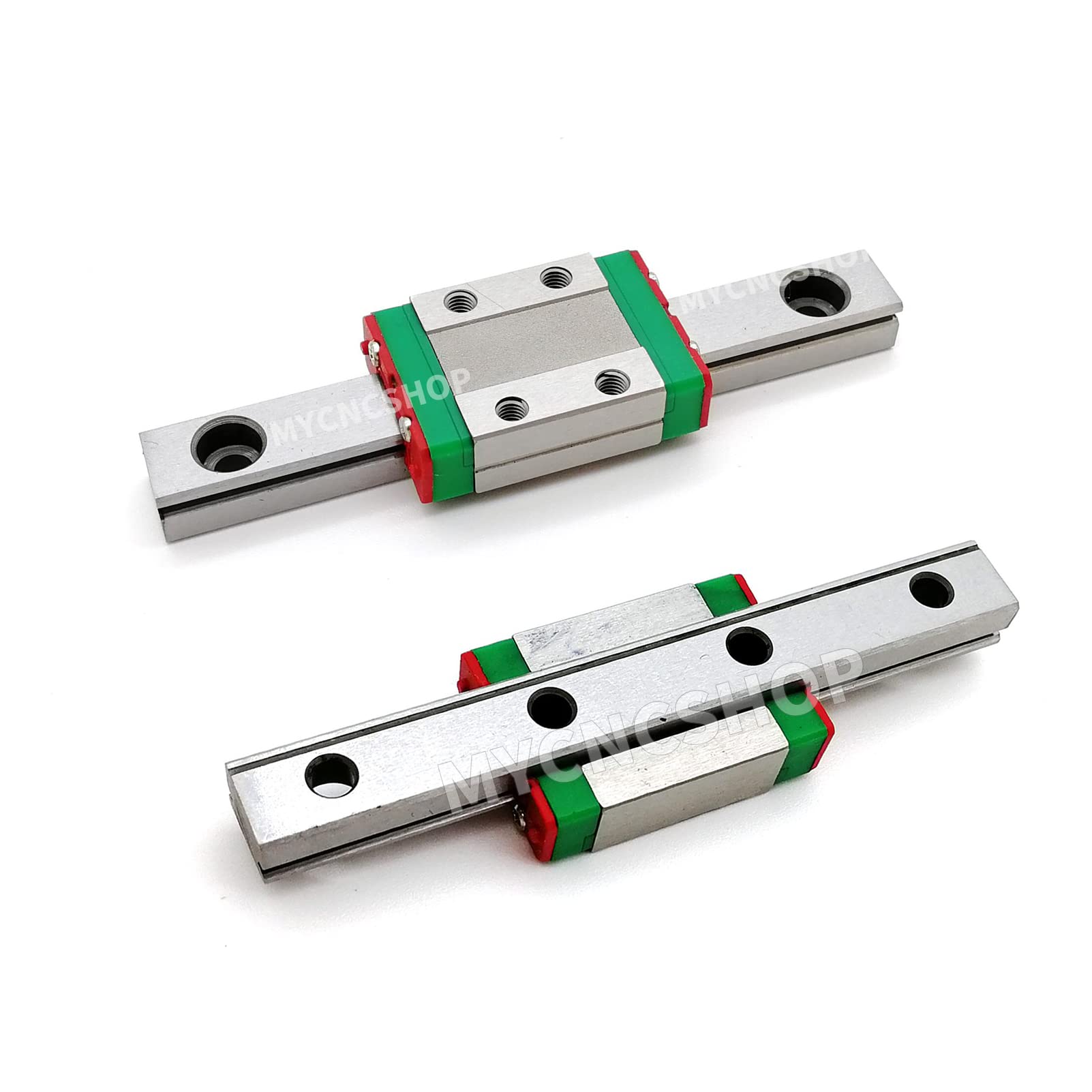 2Pcs MGN12 600mm (23.62in) Miniature Linear Rail Guide with 4Pcs MGN12C Carriage Blocks - High Precision Linear Motion System for 3D Printers, CNC Machines, Laser Cutters and DIY Automation Projects