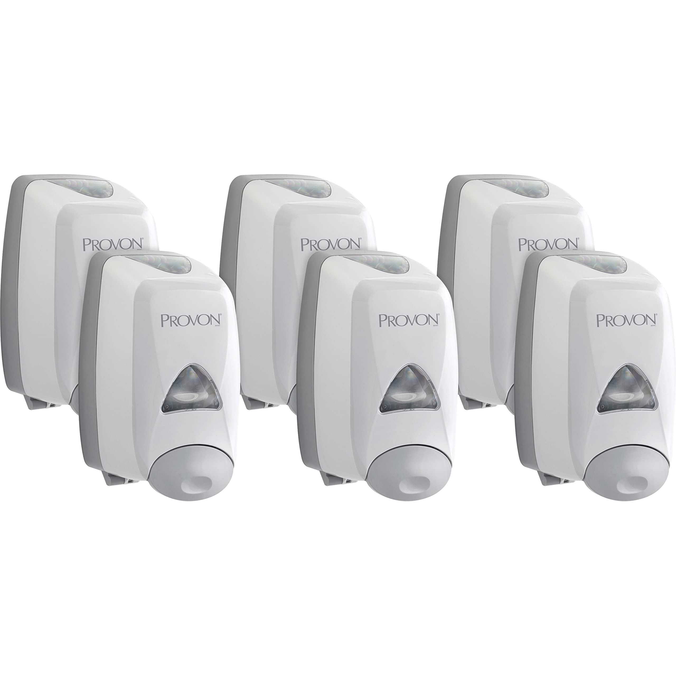 Provon FMX-12 Foam Soap Dispenser - Dove Gray (6-Pack) | Commercial Grade Touch-Free Hand Sanitizer for Restaurants, Hospitals & Offices