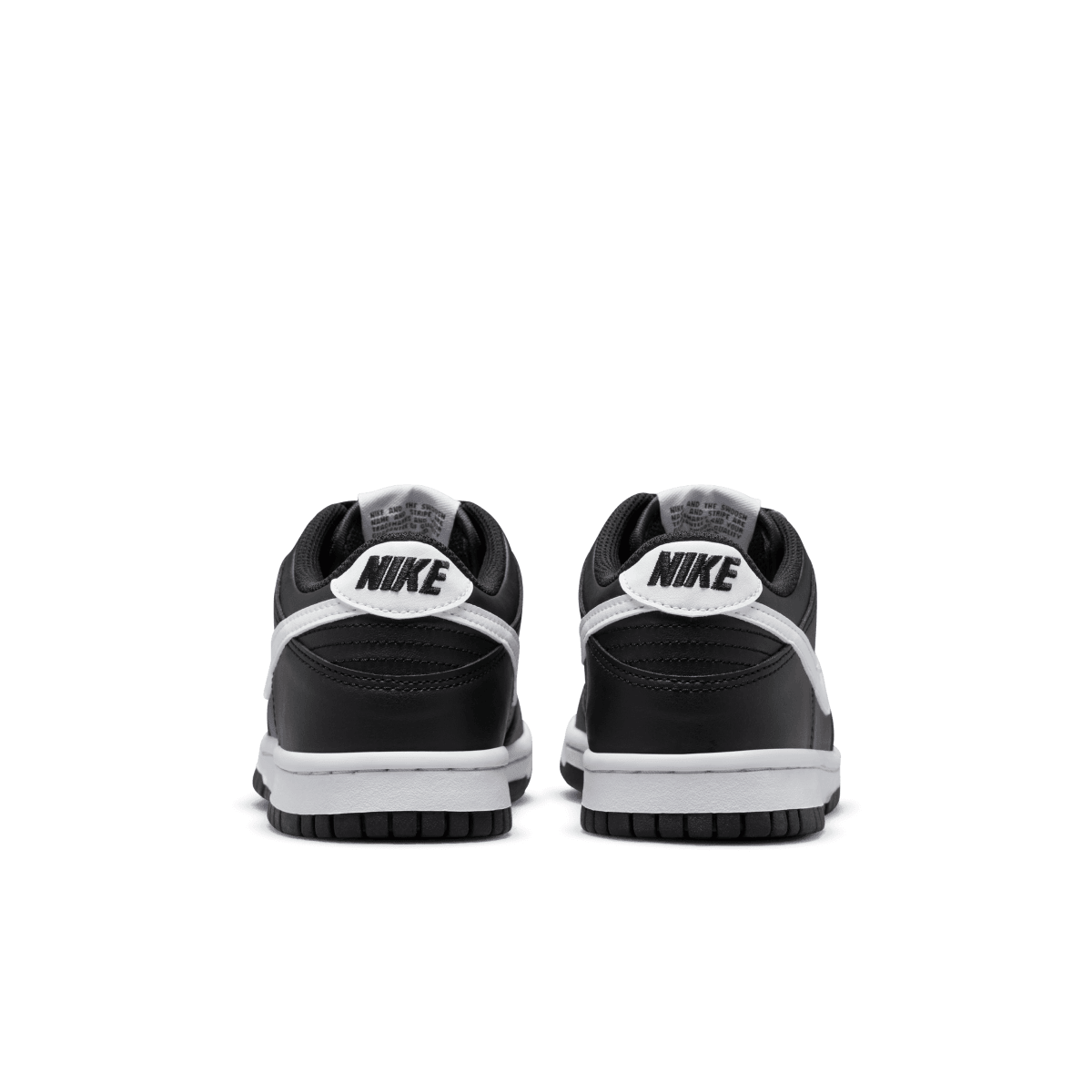 Nike Kids Dunk Low Retro 'Black Panda 2.0' Sneakers - Boys & Girls Basketball Shoes for School, Sports & Casual Wear