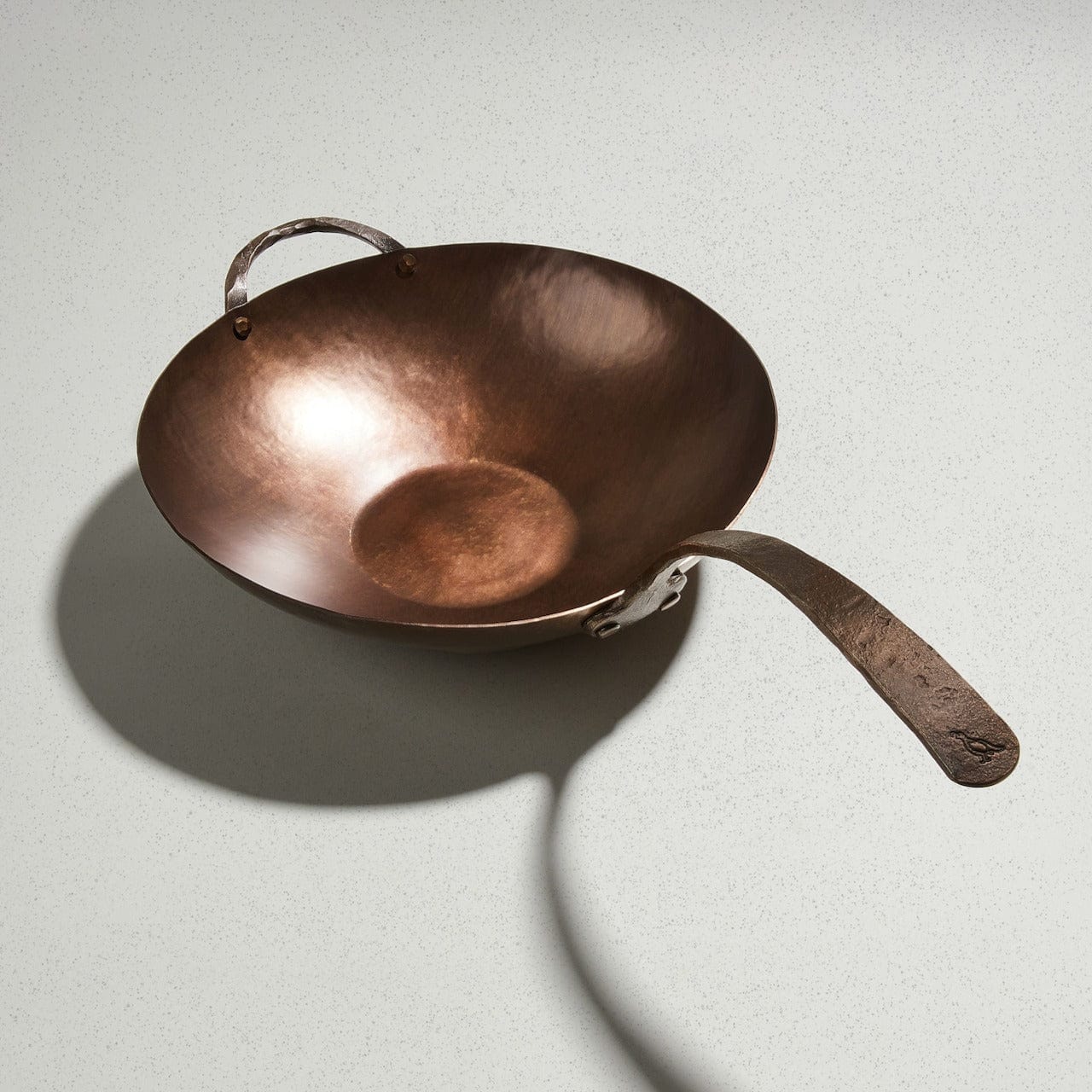 Premium Smithey Carbon Steel Wok - Handcrafted in USA - Professional Restaurant-Grade Wok for Stir-Frying, Searing & Asian Cooking - Perfect for Home Chefs & Commercial Kitchens