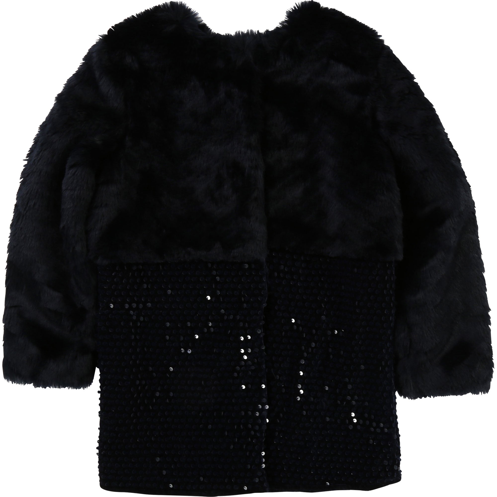Billieblush Navy Blue Coat for Women - Elegant Ceremony Jacket for Weddings, Parties & Formal Events