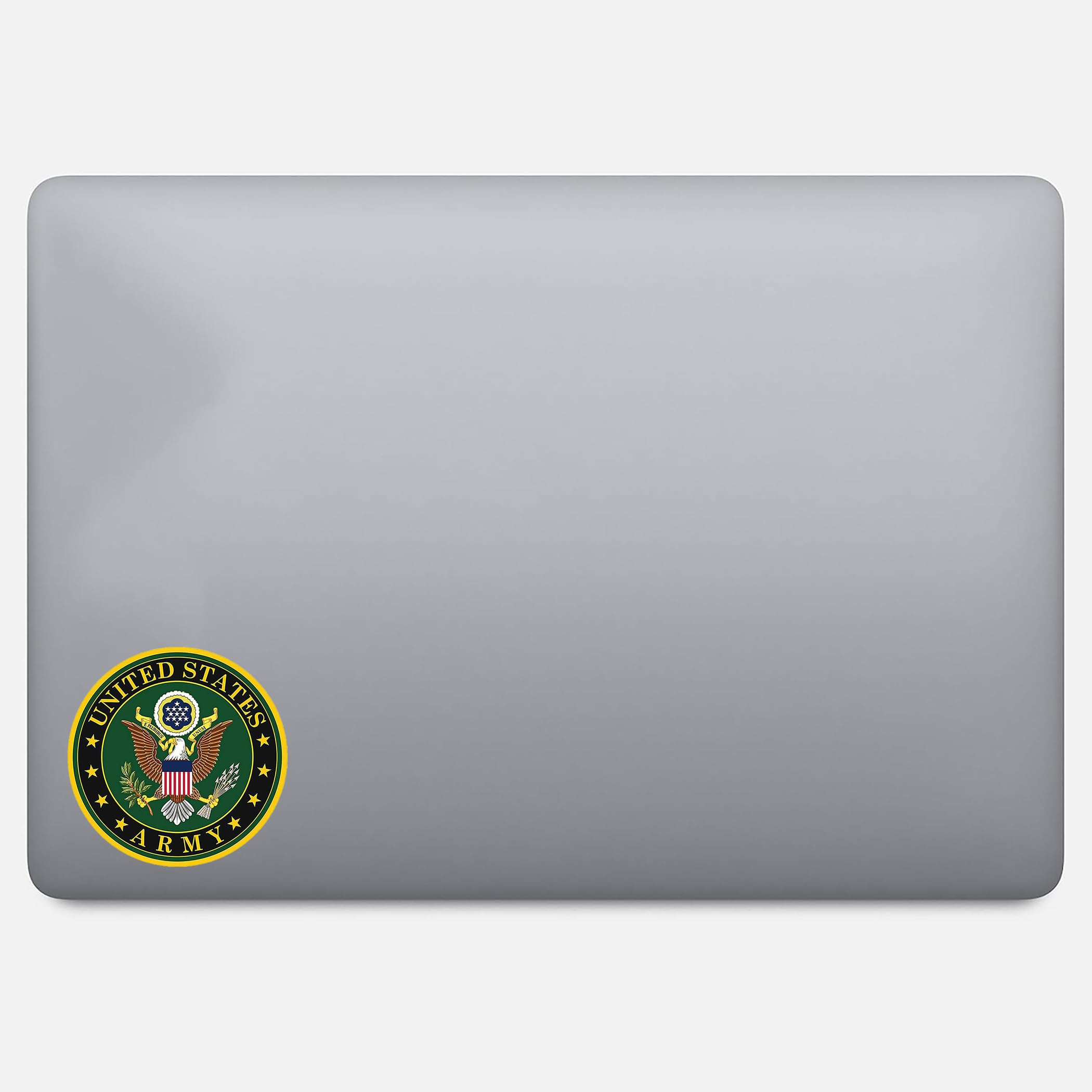 US Army Military Wall HQ Vinyl Decal Sticker - Pack of 3 | 3-Inch Patriotic Army Emblem for Cars, Trucks, Windows, Laptops | Durable Weatherproof Design - Perfect for Home, Office, Vehicle & Military-Themed Decor