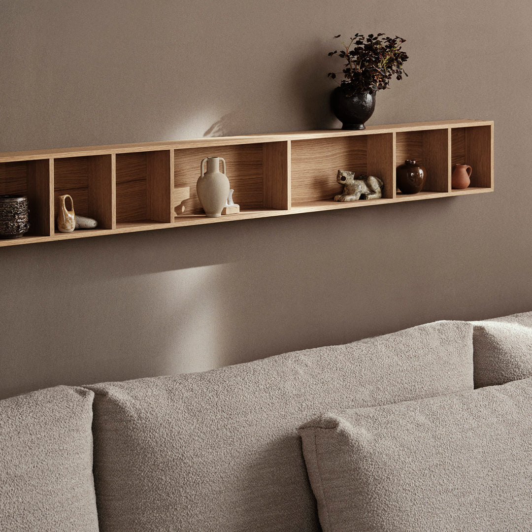Ferm Living Bon Shelf - Modern Wooden Wall Shelf for Home & Office Decor | Perfect for Living Room, Bedroom, and Kitchen Storage