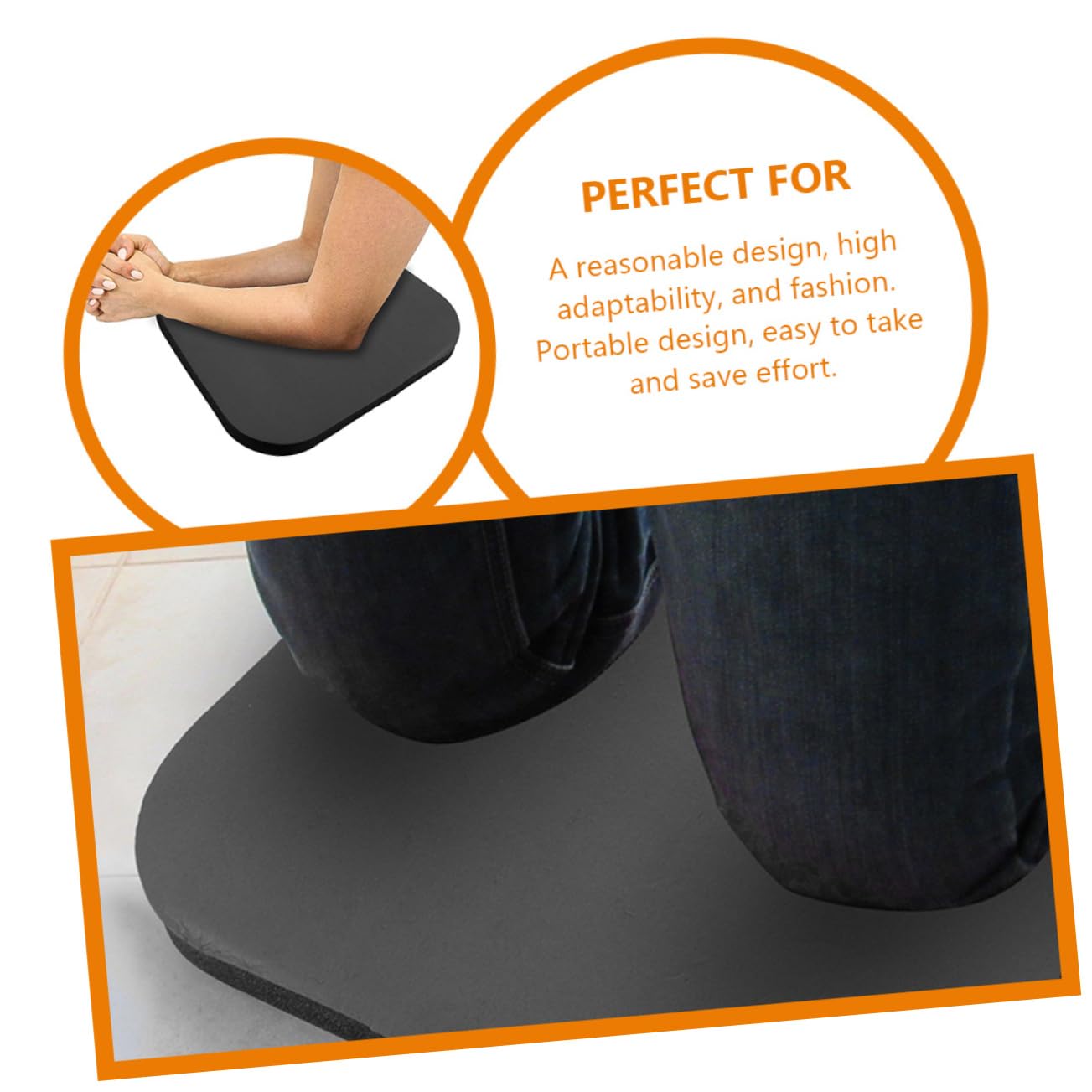 Kisangel Knee Brace 4pcs - EVA Foam Knee Pads for Gardening, Sports & Work - Comfortable Kneeling Mat for Outdoor Activities, Construction, Cleaning & Yoga Accessories