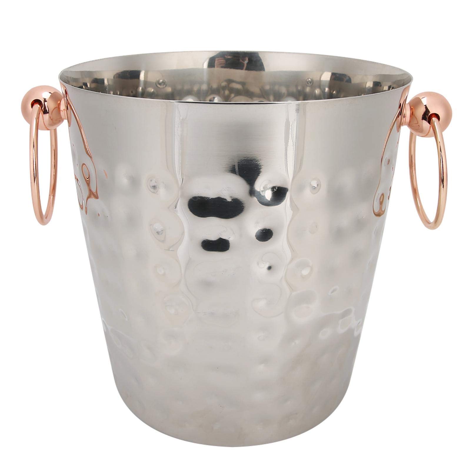 Portable Ice Bucket Container - Insulated Champagne Cooler for Wine, Beer & Drinks - Perfect for Home Bars, Cafes, Parties & Outdoor Picnics