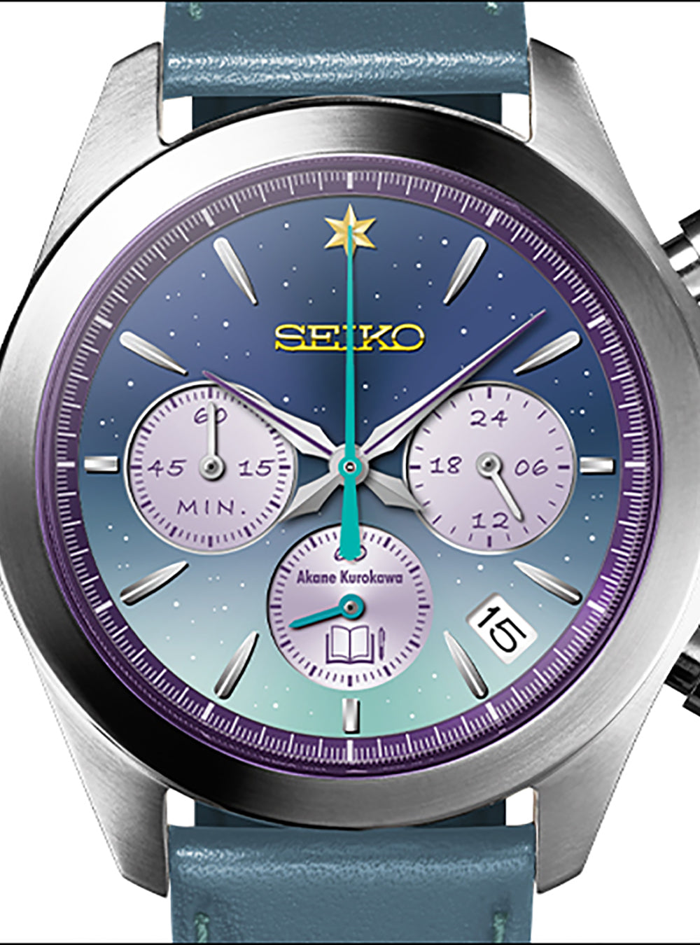 OSHI NO KO × SEIKO Limited Edition Collaboration Watch - Japan Made - Perfect for Anime Fans & Collectors - Ideal for Cosplay, Gifting & Special Occasions