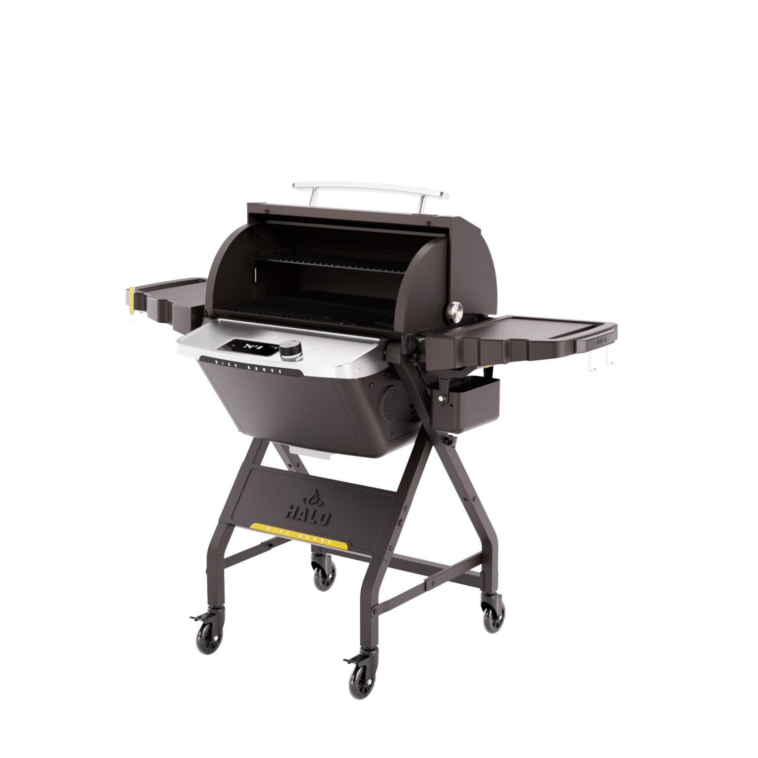 Halo Prime 550 Pellet Grill with Cart - Smoker & BBQ Grill for Outdoor Cooking, Backyard Grilling, Tailgating, and Camping