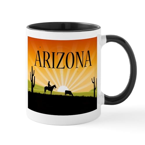 White/Black Inside - Arizona Mug