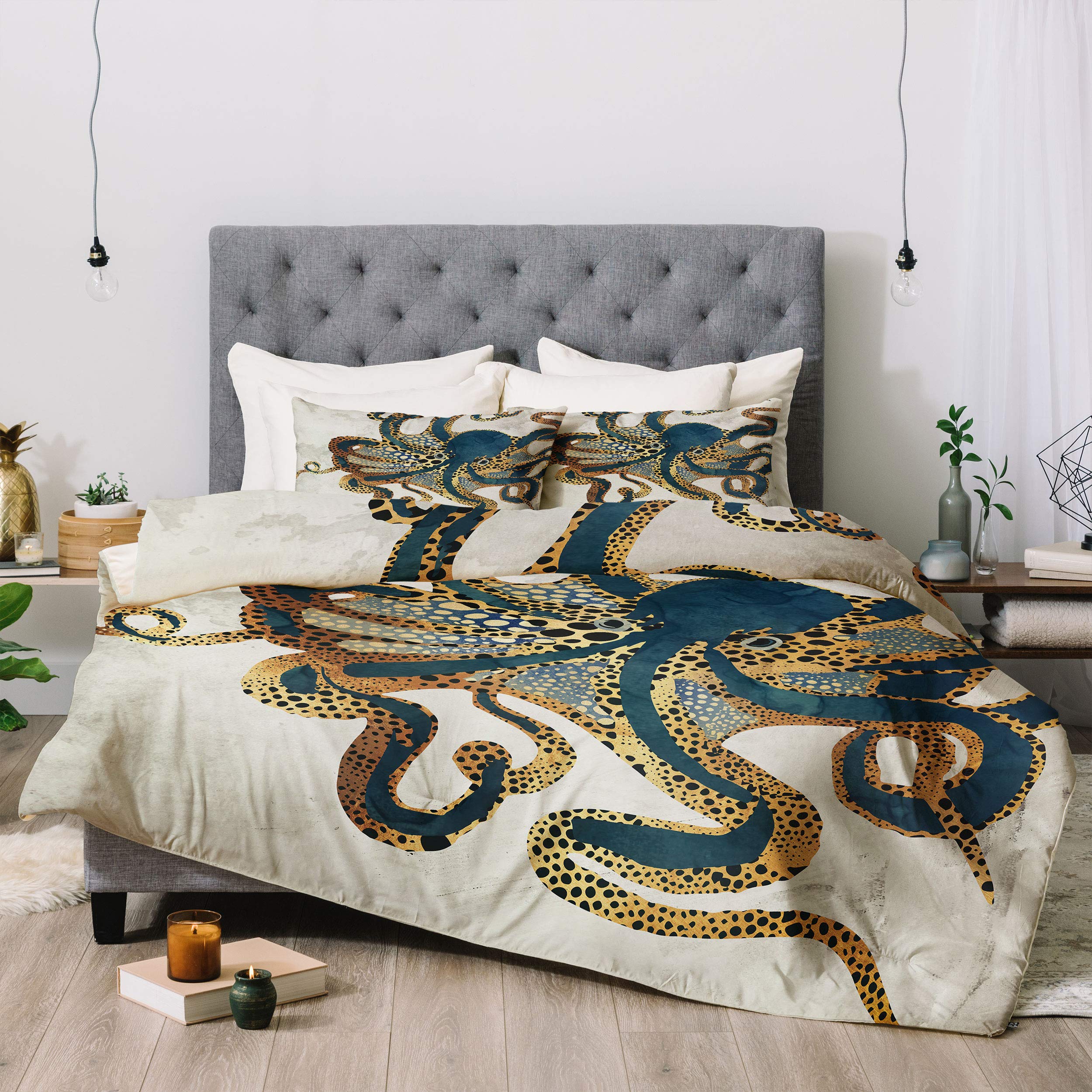 Underwater Dream VI Space Frog Designs Comforter Set with Pillowcase - Twin/XL Size | Vibrant Ocean-Themed Bedding for Kids & Teens Rooms | Perfect for Dorm, Bedroom, or Gift