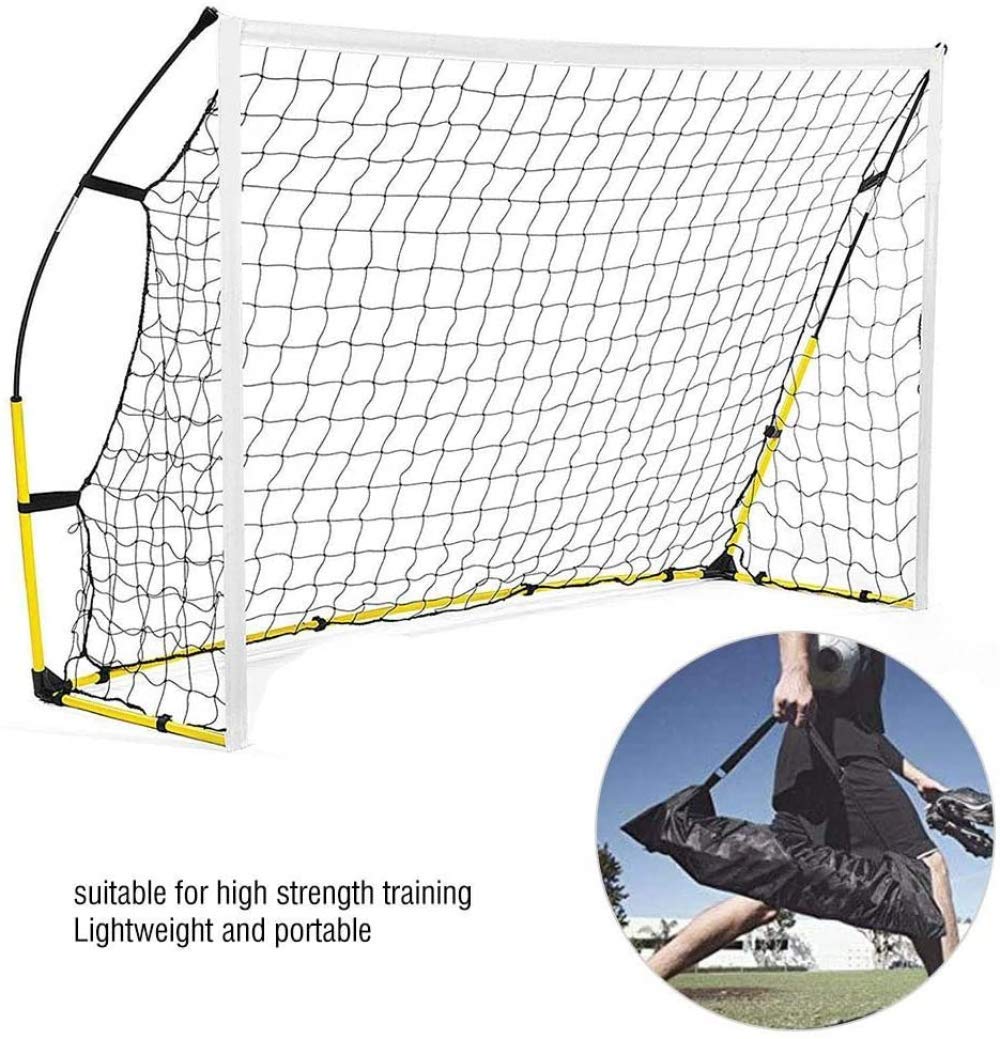 Portable Soccer Rebounder Net - Quick Assembly Soccer Training Equipment for Shooting Practice | Perfect for Backyard, Park & Beach Drills