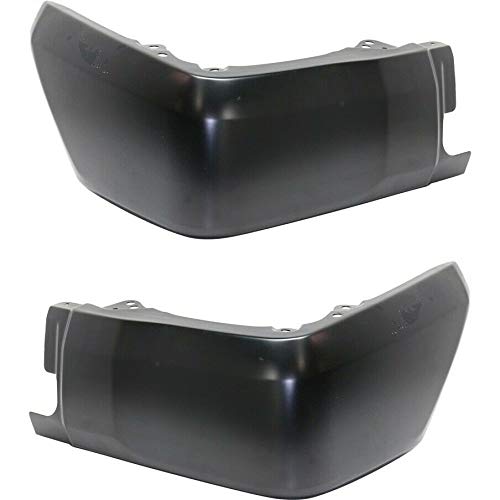 2014-2018 Toyota Tundra Replacement Bumper End Caps - Textured Rear Bumper Extension Set | Durable & Perfect Fit | Ideal for Off-Roading, Truck Upgrades & Vehicle Protection