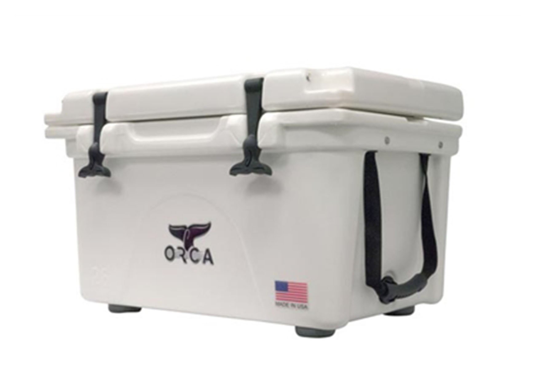 ORCA BW0260ORCORCA 26-Quart White Aluminum Cooler - Perfect for Camping, Beach Trips, and Outdoor Adventures