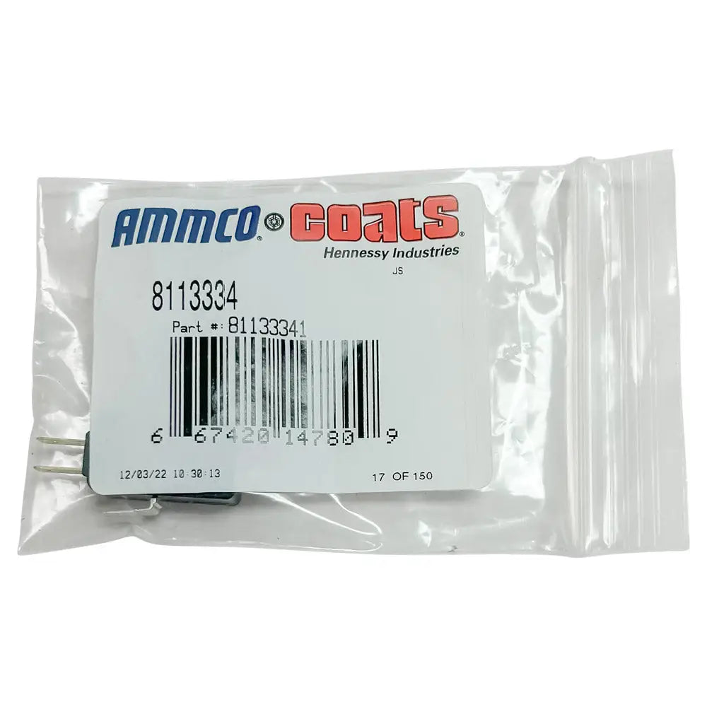 Original Title: Coats OEM Hood Micro Switch for Tire Balancer 8113334   Optimized Title: Coats OEM Hood Micro Switch 8113334 - Replacement Part for Tire Balancer Machines | Perfect for Auto Repair Shops & Tire Balancing Equipment Maintenance
