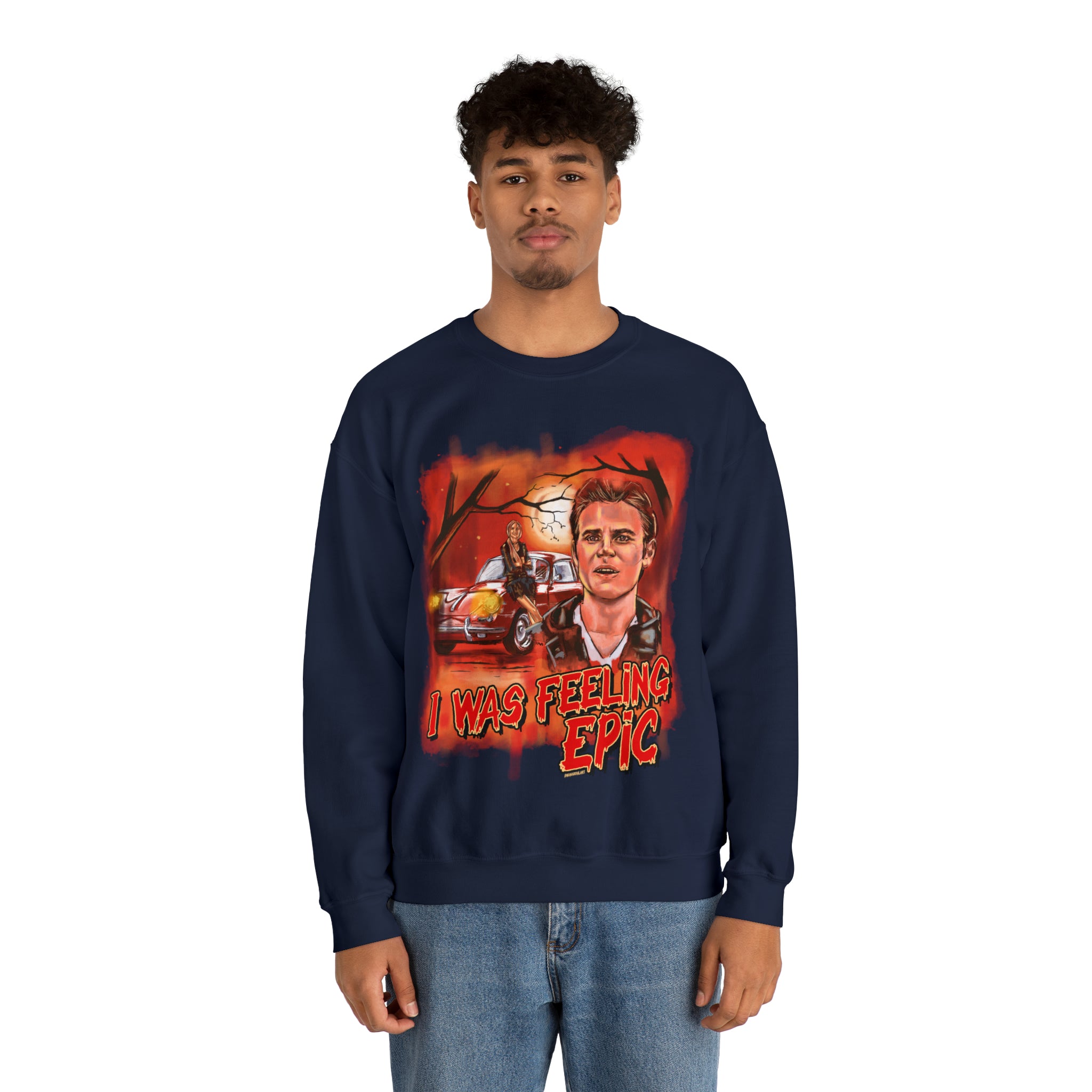 Epic Crew Neck T-Shirt for Men - Soft Cotton Casual Tee for Everyday Wear | Gym, Workout, Lounge & Street Style