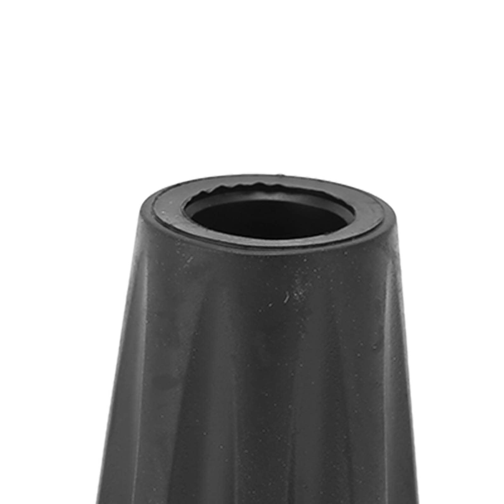 Non-Slip Rubber Walking Cane Tips - 10pcs Universal 11mm Hole Diameter Round Head Foot Covers for Hiking, Trekking & Elderly Support - Prevent Falls on Ice, Snow & Wet Surfaces