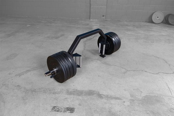 Body Solid OTB 100 Open Trap Bar with Built-In Deadlift Jack - Heavy Duty Hex Bar for Weightlifting, Strength Training & Home Gym Workouts - Perfect for Deadlifts, Squats & Functional Fitness Exercises