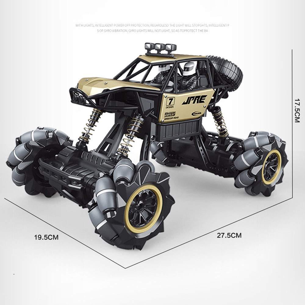 LLQAI 1:16 Scale 4WD Remote Control Car - High Speed Off-Road RC Monster Truck with 2.4Ghz Radio, Electric Drift Racing Buggy Crawler for Kids & Adults - Perfect for Backyard Racing, Off-Road Adventures & RC Hobby Enthusiasts