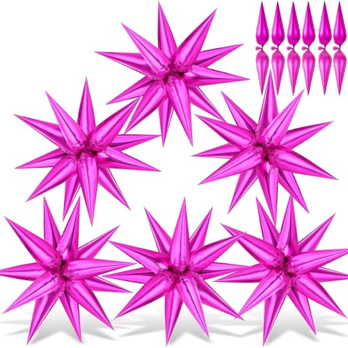 Hot Pink Star Cones, 26 Inch