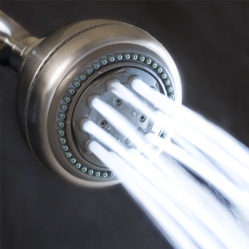 Mariner 2 Chrome Shower Head with Handheld Combo - High Pressure Rainfall Showerhead for Bathroom Spa Experience - Perfect for Relaxation, Water Saving & Easy Installation