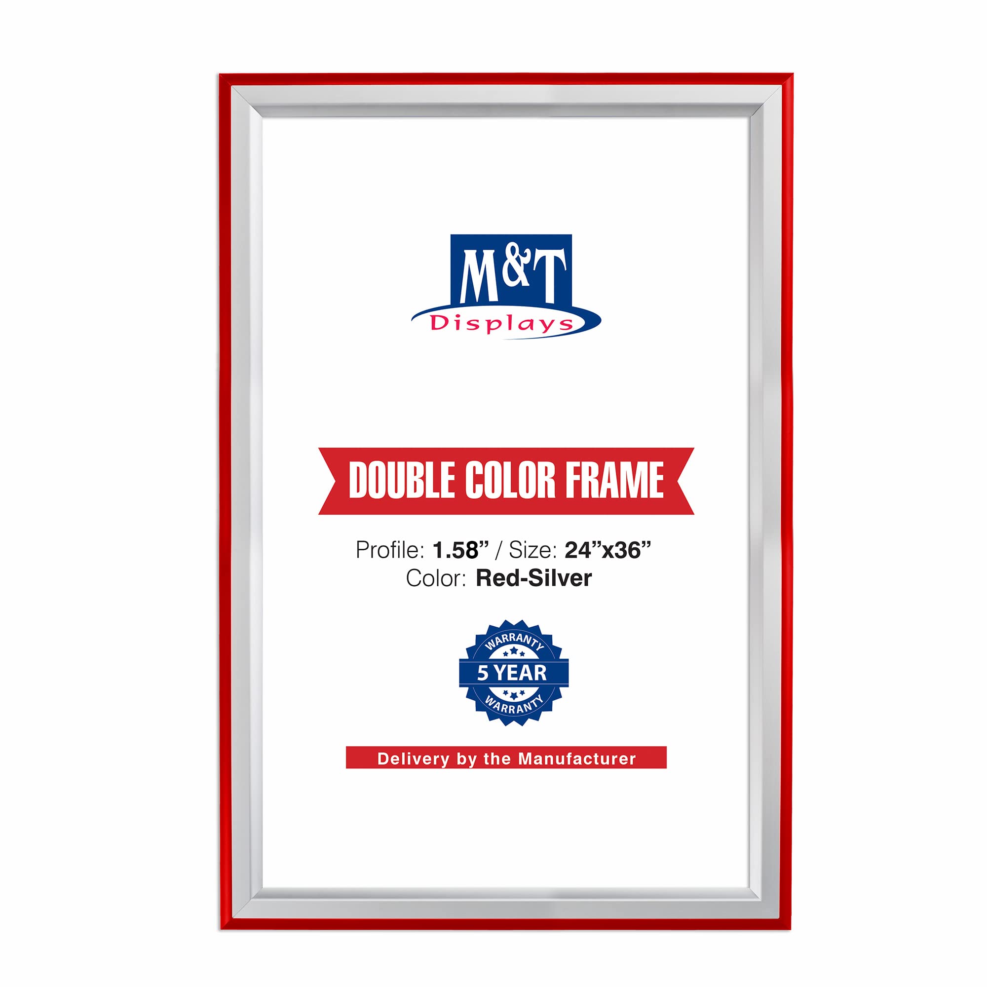 Double Color Snap Poster Frame 1.58