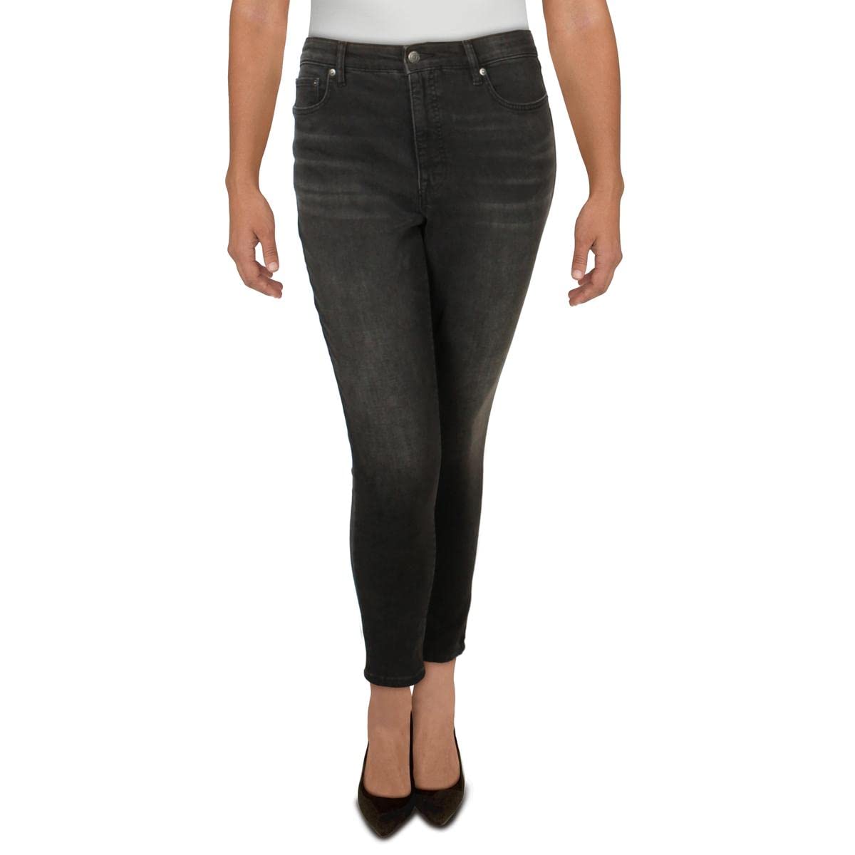 Lauren Ralph Lauren Women's High Rise Skinny Jeans - Stretch Denim Pants for Casual Wear, Office & Night Out