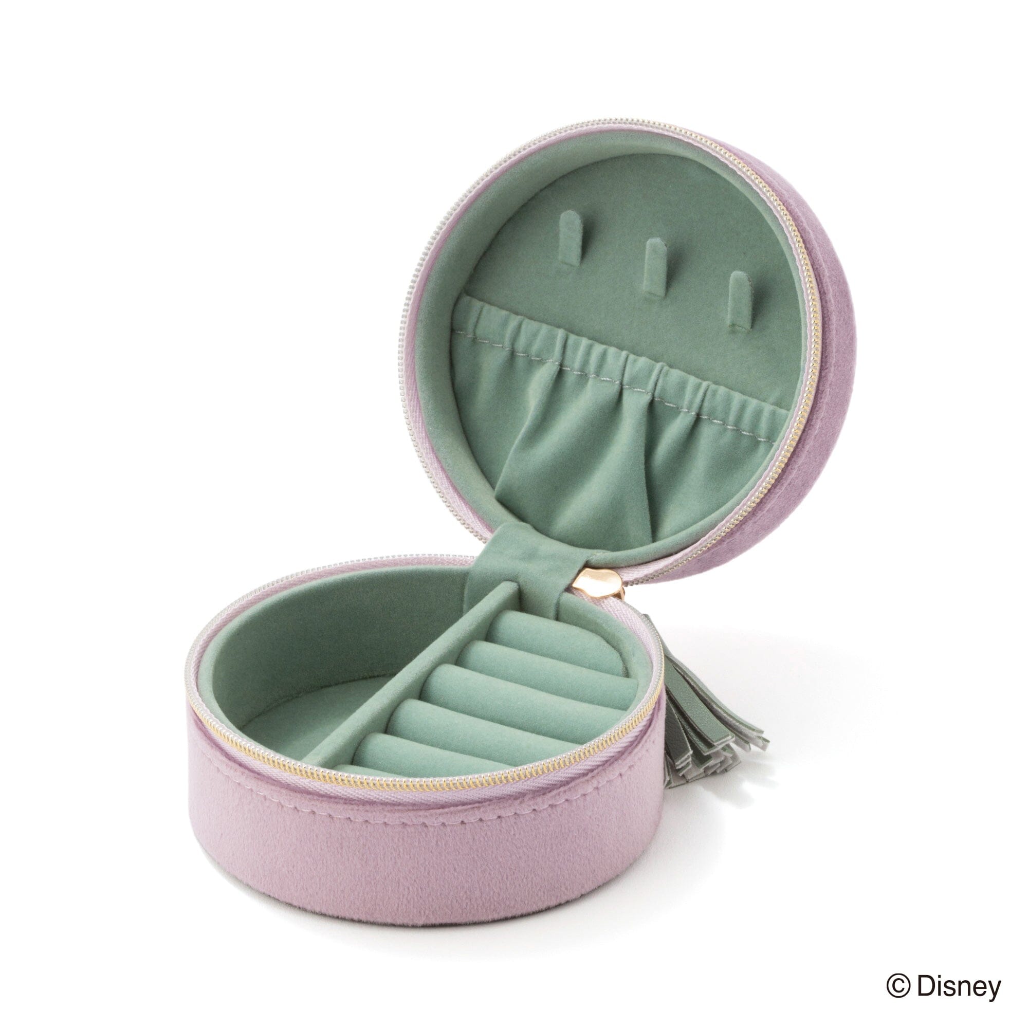 Disney Tangled Travel Jewelry Box - Small Magic of Chemistry Themed Trinket Case for Necklaces & Rings | Perfect for Girls' Travel, Birthday Gifts & Disney Collectors
