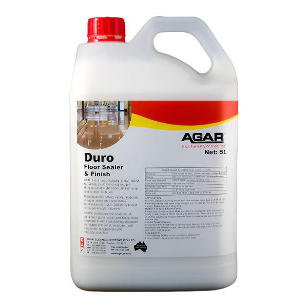 Premium Agar Duro Floor Sealer & Finish - High-Gloss Protective Coating for Hardwood, Concrete & Tile Floors - Ideal for Homes, Offices & Commercial Spaces