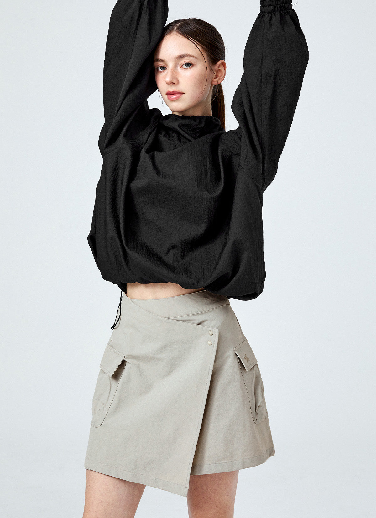 Dual Grip Layered Wrap Skirt for Women - Adjustable Waist Flowy Maxi Skirt for Beach, Yoga & Summer Outfits