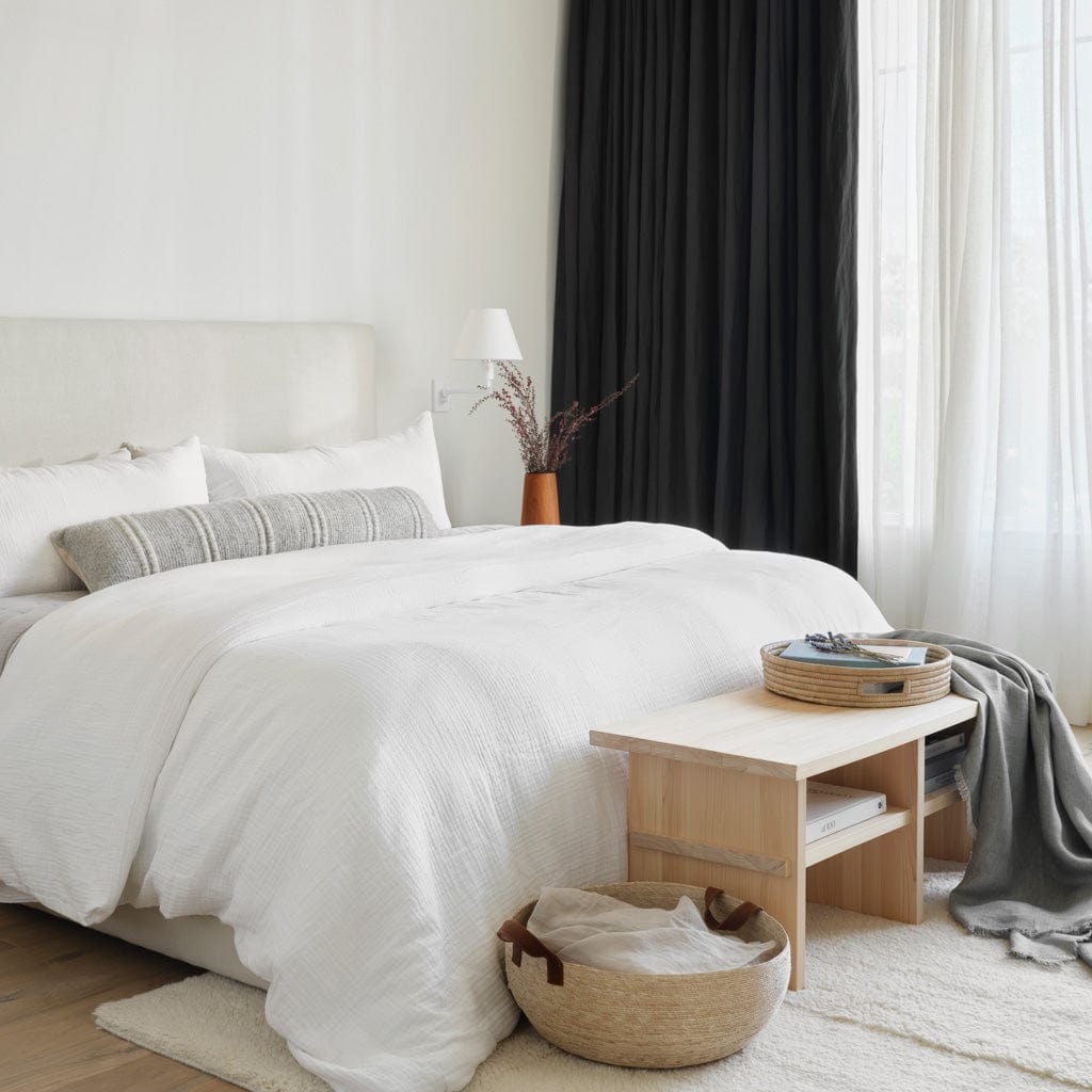Organic Cotton Gauze Duvet Cover Set - Breathable & Soft Bedding for All Seasons | Perfect for Cozy Bedrooms, Guest Rooms & Vacation Homes