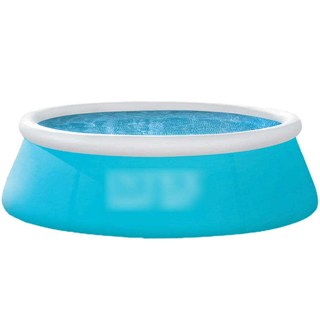 Inflatable Swimming Pool for Adults & Kids - Thickened PVC Blow Up Pool with Automatic Suspension Molding | Round Outdoor Paddling Pool for Backyard, Garden, Beach & Summer Fun | Durable Household Inflatable Pool for Family Relaxation