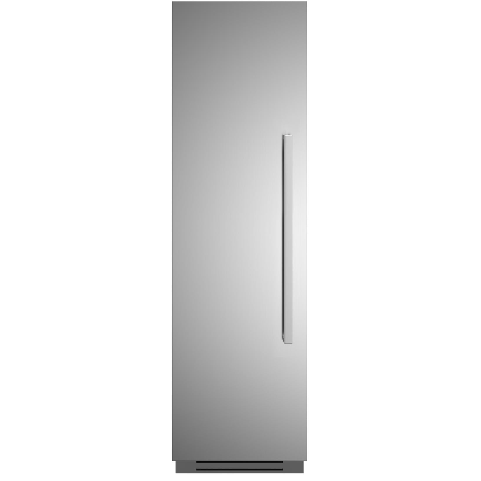 Bertazzoni 24 Inch Built-In All Refrigerator - 13.0 cu.ft Capacity, LED Lighting, Stainless Steel (REF24RCPIXL/23) - Perfect for Modern Kitchens & Open-Concept Homes