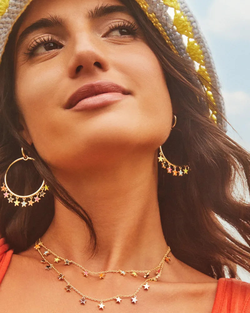 Sloane Star Strand Necklace in Mixed Metal - Elegant Layered Gold & Silver Necklace for Women, Perfect for Everyday Wear, Date Night & Special Occasions