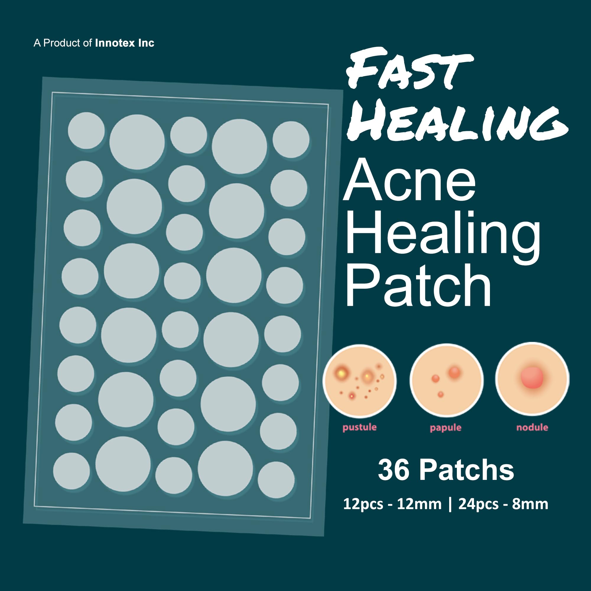 Hydrocolloid Acne Pimple Patches for Face - 72 Invisible Spot Treatment Dots (Pack of 2) | Clear Blemish Cover for Overnight Healing & Makeup Application