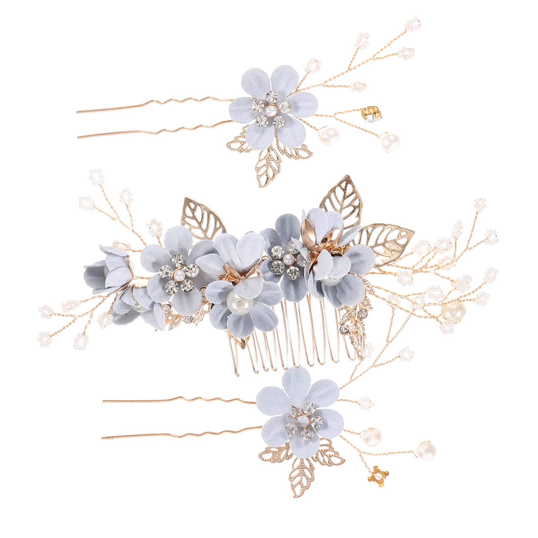 ABOOFAN Bridal Hairpin Set - Rhinestone Flower Alloy Hair Clips for Wedding, Bride Headdress & Hair Accessories (Random Colors) | Perfect for Bridal Showers, Weddings & Special Occasions