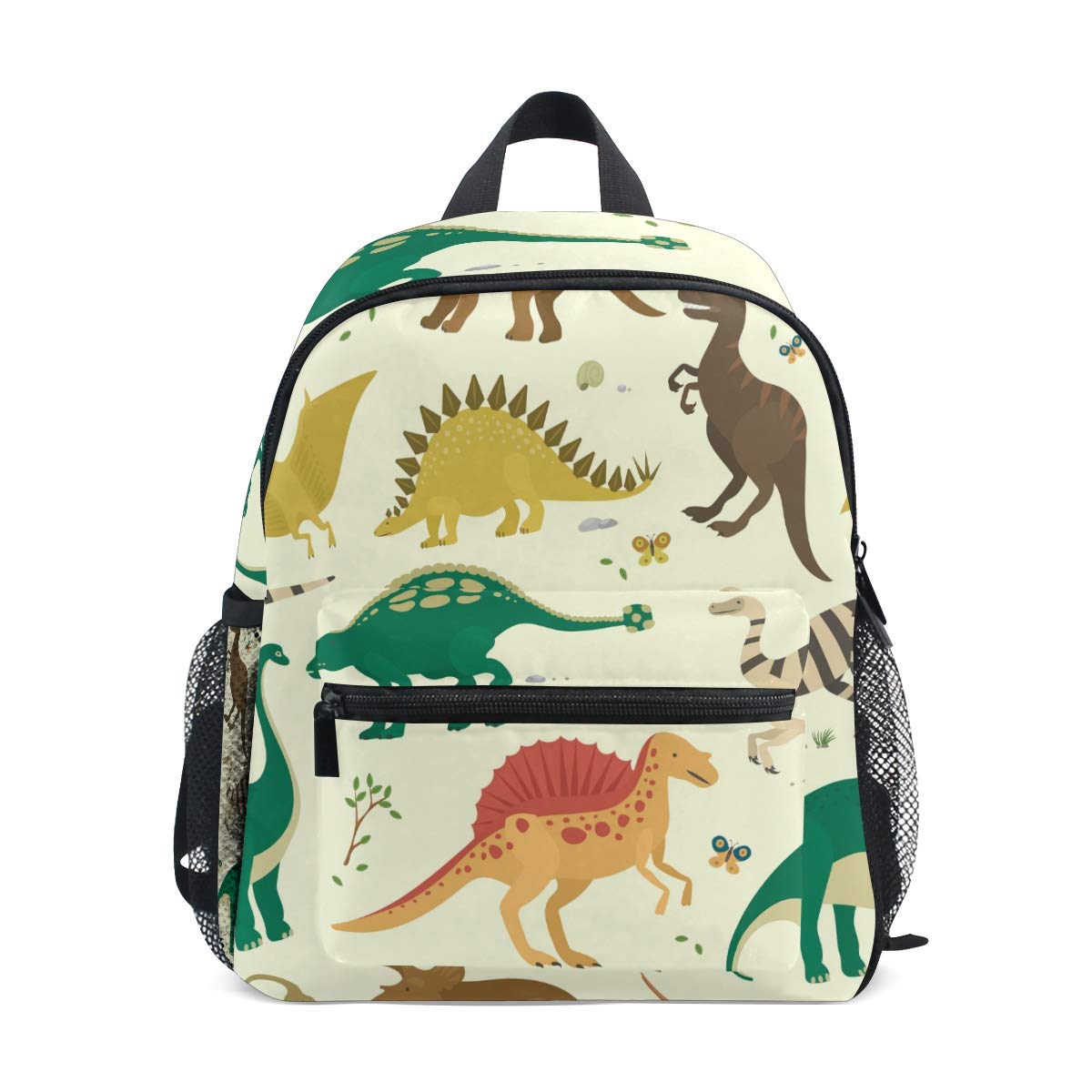 Dinosaur Backpack for Kids - Vintage Color Preschool School Bag for Toddler Boys & Girls, One Size - Perfect for School, Travel & Daycare Adventures