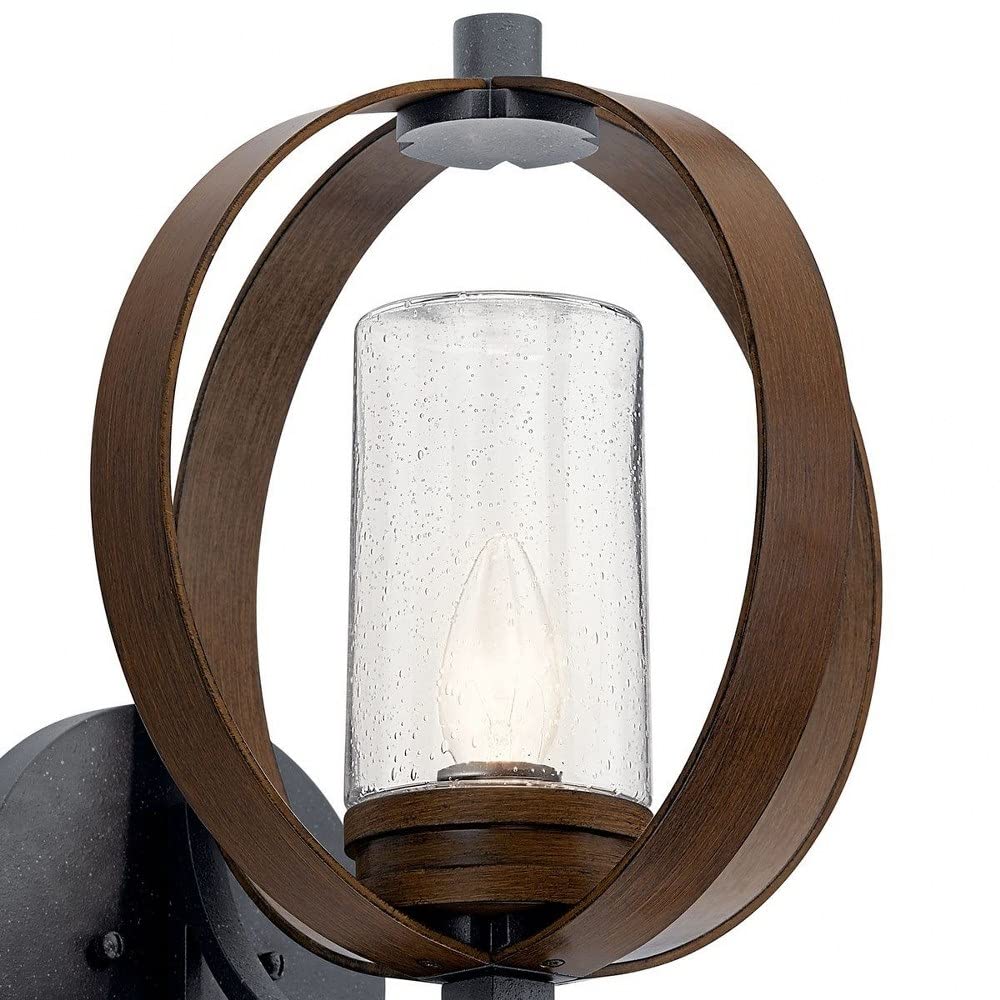 Rustic Outdoor Wall Lantern - 15.25