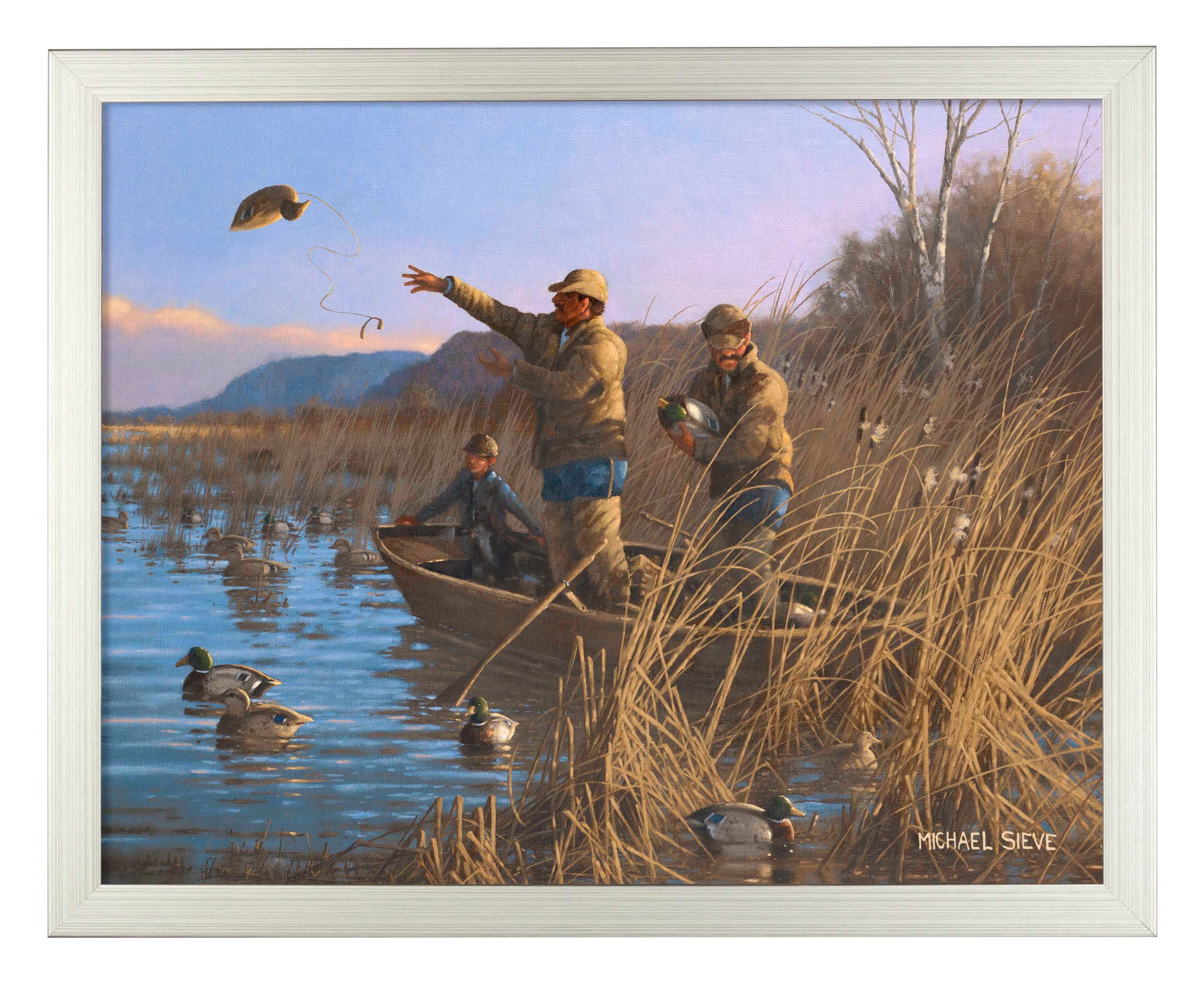 Duck Hunting Art Prints - Waterfowl Wildlife Wall Decor for Hunting Lodge & Cabin - Perfect for Home, Office & Man Cave