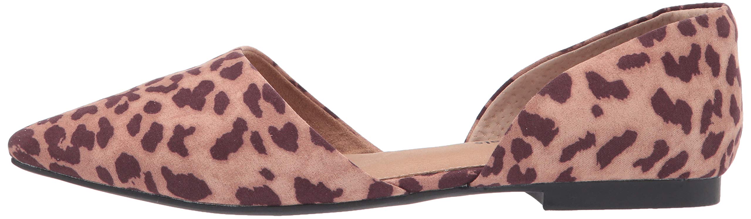 Amazon Essentials Women's Ballerine D'Orsay Flats - Comfortable Pointed Toe Ballet Shoes for Work, Office & Casual Wear