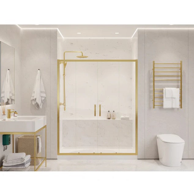 Anzzi SD AZ15 01BG Enchant Framed Sliding Shower Door - 70