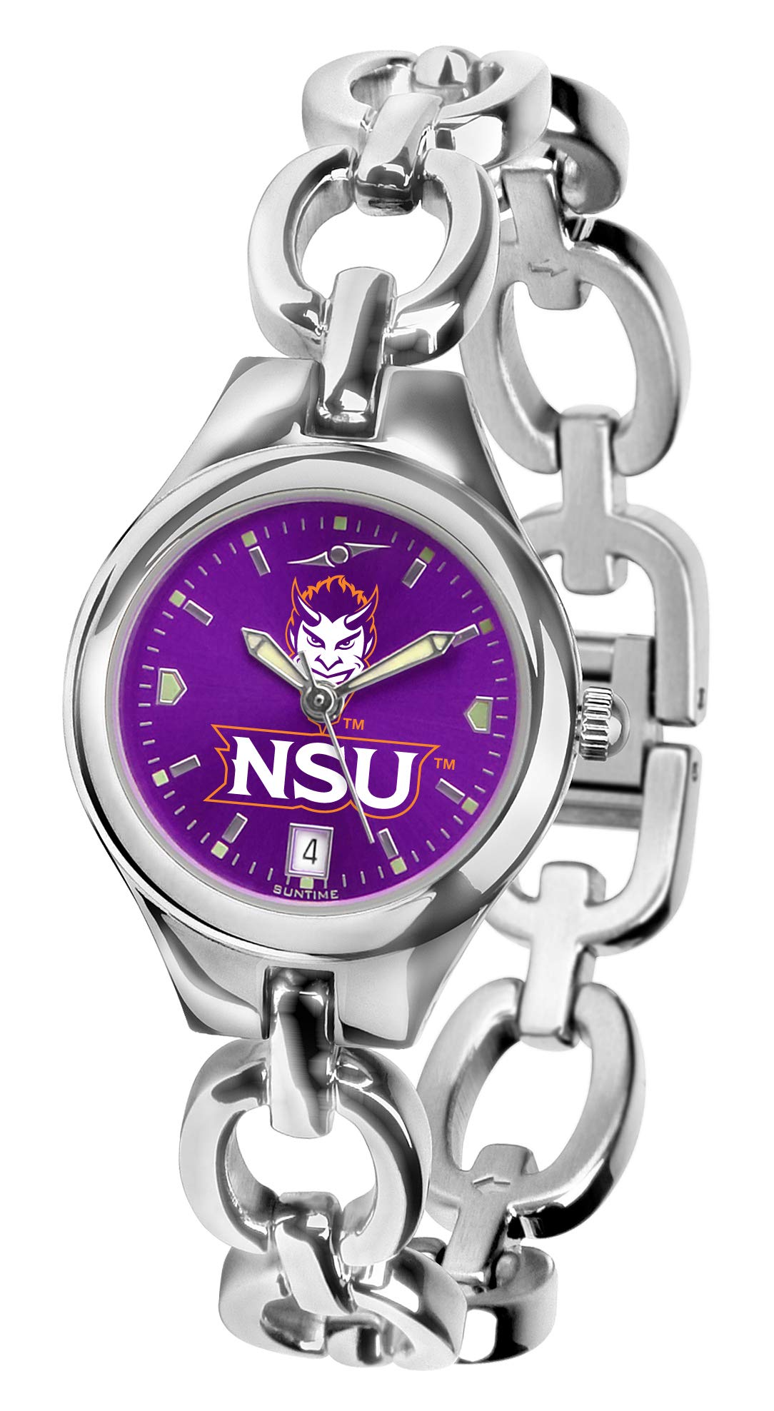 SunTime Women's Northwestern State Demons Eclipse Anochrome Watch - Stylish Sports Watch for College Fans, Game Day & Everyday Wear