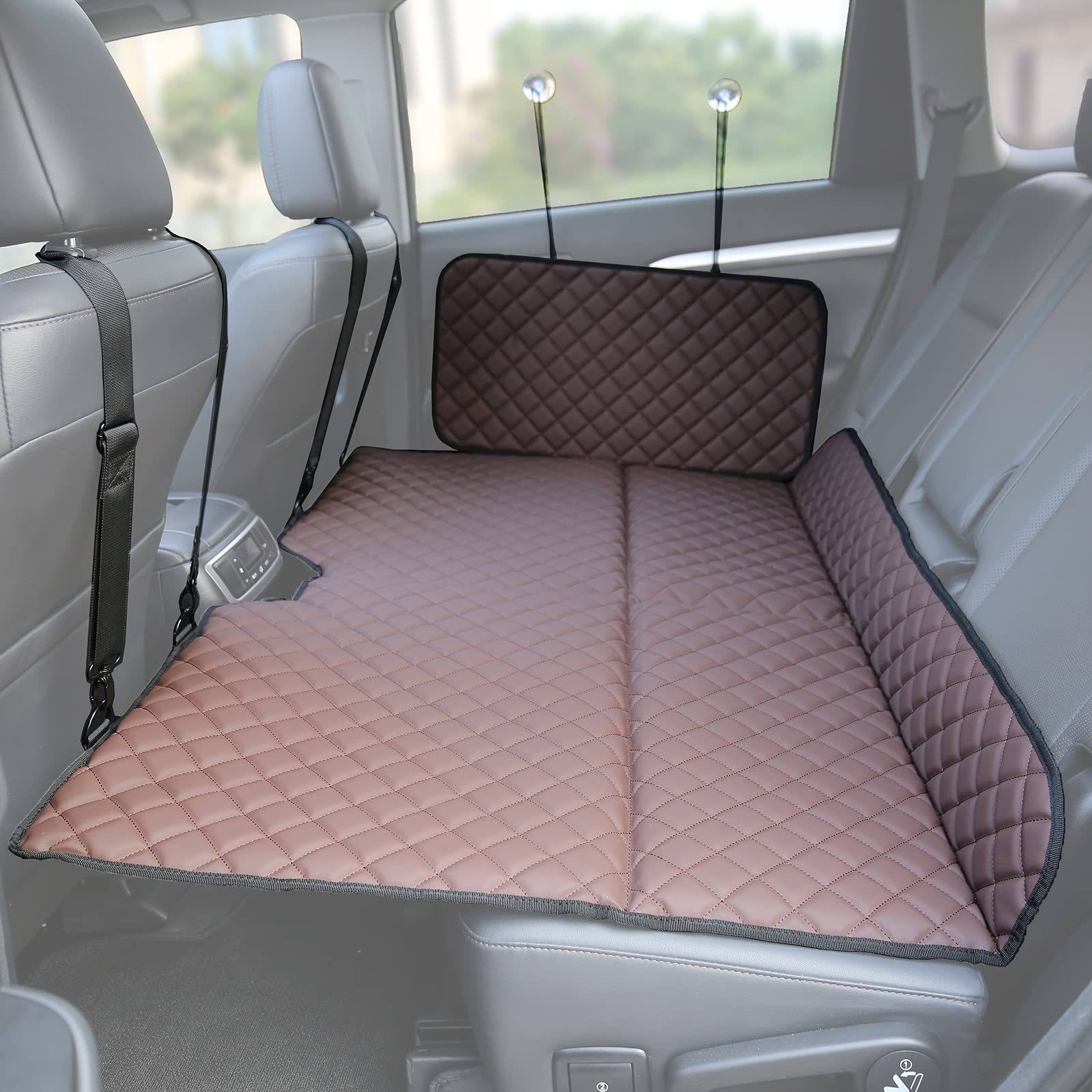 Non-Inflatable Car Mattress - Double-Sided Travel Mattress for Cars, SUVs & Trucks | Backseat Bed Extender for Camping & Road Trips | Perfect for Rest During Travel & Outdoor Adventures