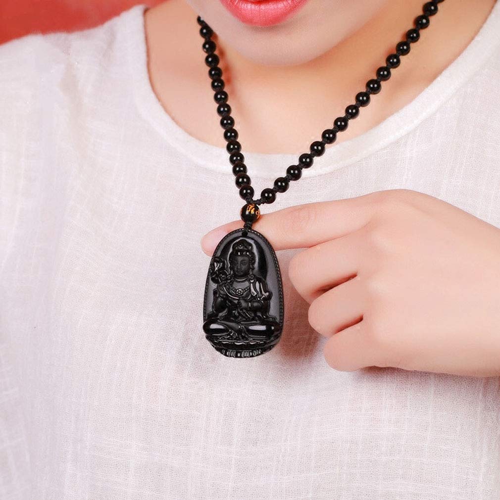 Natural Green Jade Pendant Necklace for Women & Men - Dragon, Phoenix, Buddha, Kwan-Yin & Eight Trigrams Amulet | Spiritual Protection & Fashion Jewelry Gift