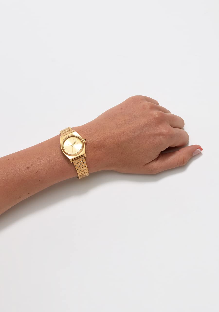 Nixon Women's Small Time Teller Stainless Steel Watch - Elegant & Durable Ladies Wristwatch for Everyday Wear, Office & Casual Outfits