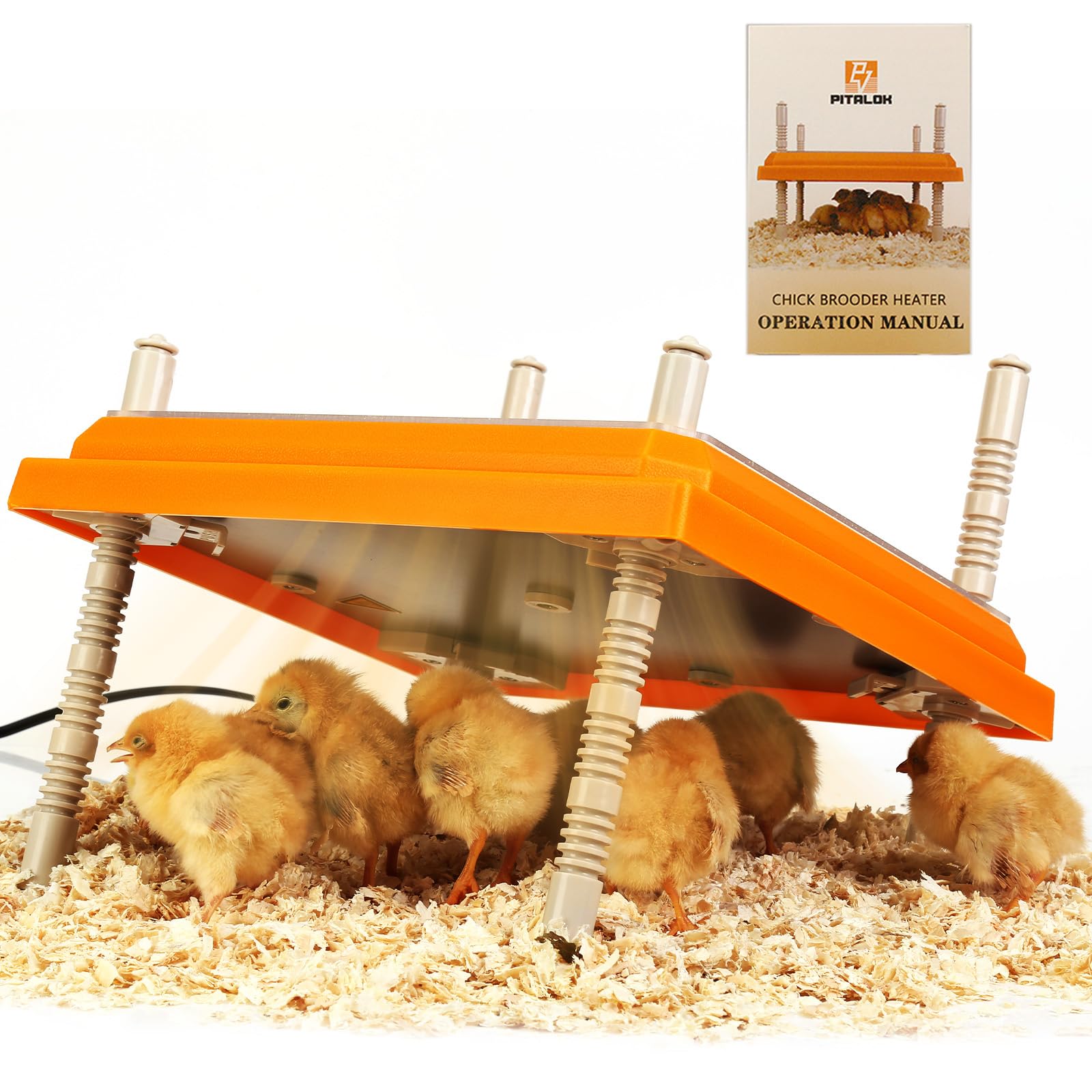 Brooder Heater for Chicks - Adjustable 10