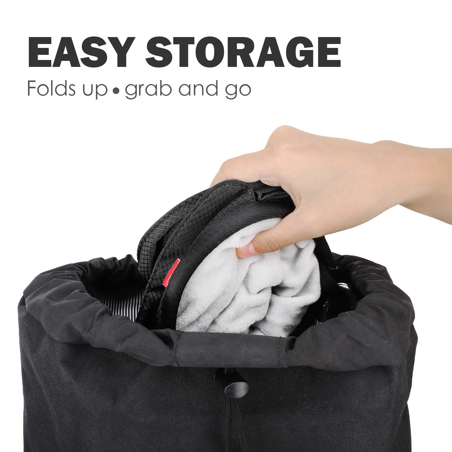 Premium No-Leak Rhino Valley Climbing Chalk Bag with Adjustable Belt, Carabiner Clip & Zippered Pockets - Ideal for Rock Climbing, Bouldering, CrossFit, Weightlifting & Gym Training