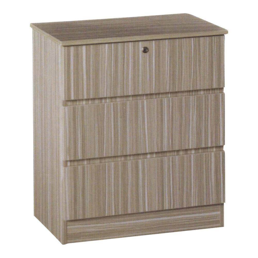 Izusa 5-Drawer Milk White Chest of Drawers - Perfect for Bedroom, Nursery, or Office Storage