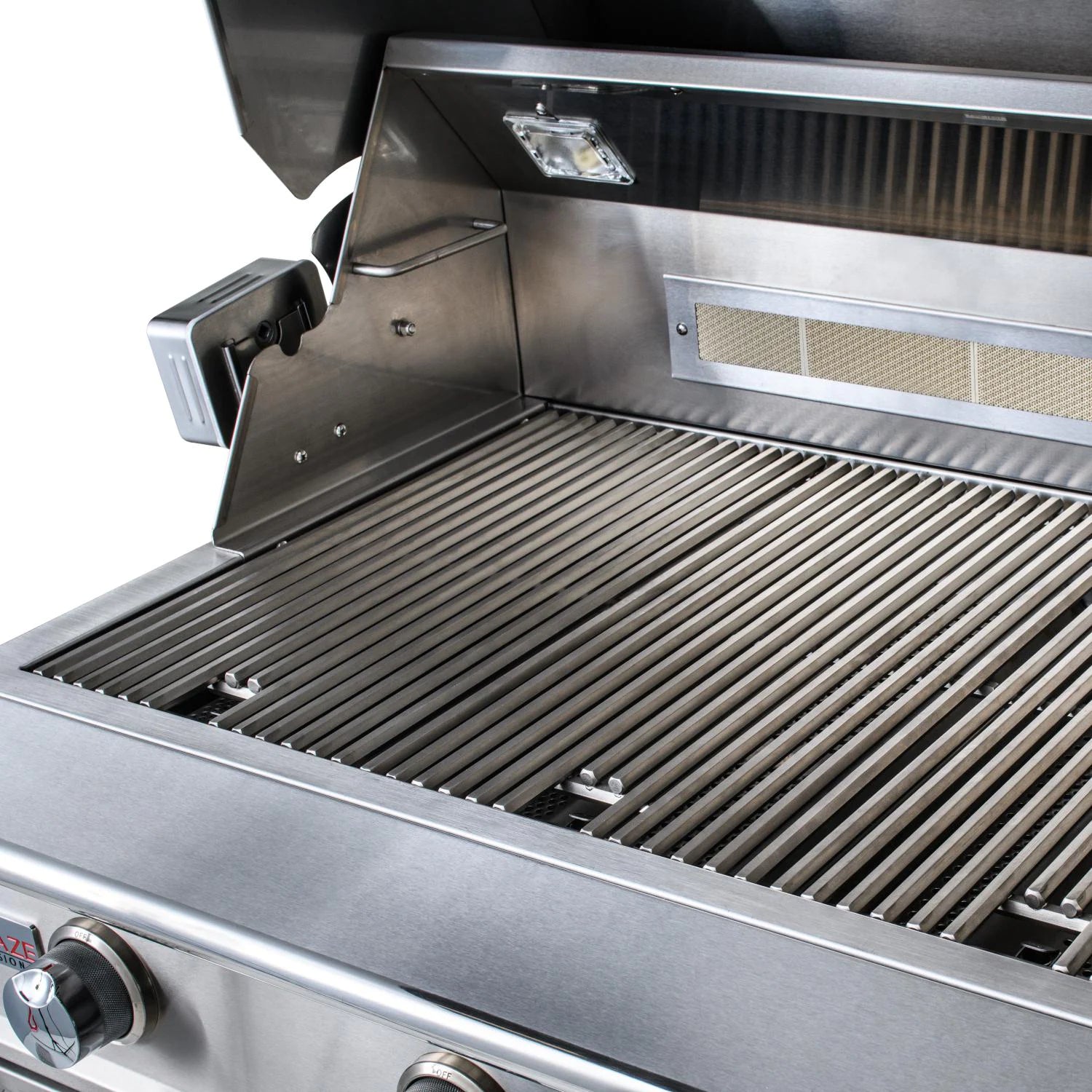 Blaze Professional LUX 34 Inch 3 Burner Built-In Gas Grill with Rear Infrared Burner - BLZ 3PRO - Perfect for Outdoor Cooking, Backyard BBQs, and Patio Entertaining