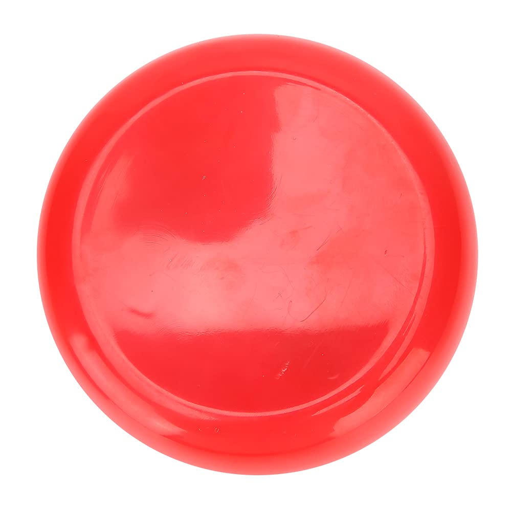 Aqur2020 Portable Magnetic Pin Cushion - Round Small Sewing Pincushion Holder for Needles, Crochet Hooks & Sweater Needles | Practical Sewing Accessory for Crafting, Quilting & DIY Projects (Red)